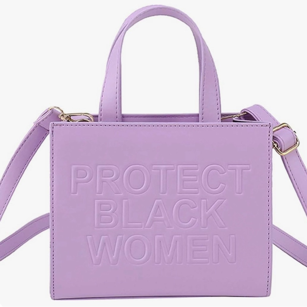 Protect Black Women Handbag/Shoulder Bag/Crossbody Bag.